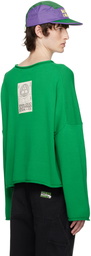 Brain Dead Green Big Bite Sweater