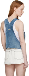 R13 Blue Damon Denim Tank Top