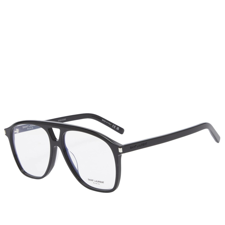 Photo: Saint Laurent Sunglasses Women's Saint Laurent Dune Optical Glasses in Black 