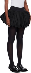 VAQUERA Black Pouf Miniskirt