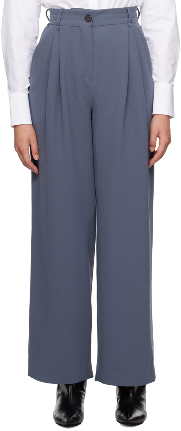 Mark Kenly Domino Tan Studio Blue Persia Trousers