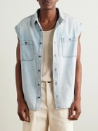 MANAAKI - Nikora Convertible Denim Shirt - Blue