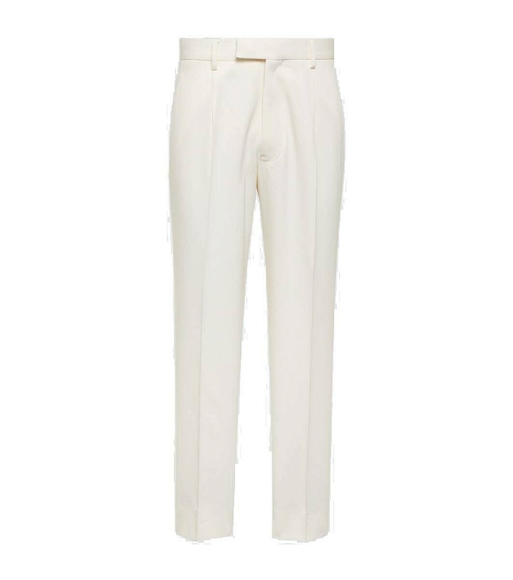 Photo: Zegna Cotton and wool straight pants