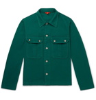 Barena - Stretch-Cotton Twill Overshirt - Men - Green