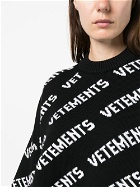VETEMENTS - Monogram Merino Wool Sweater