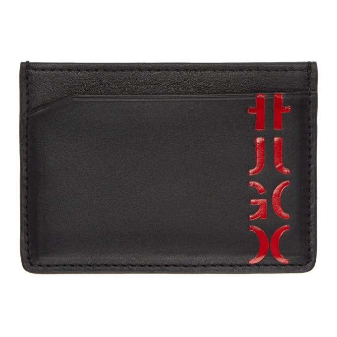 Photo: Hugo Black Money Clip and Card Holder Set