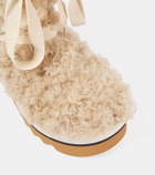 Stella McCartney Elyse faux fur snow boots