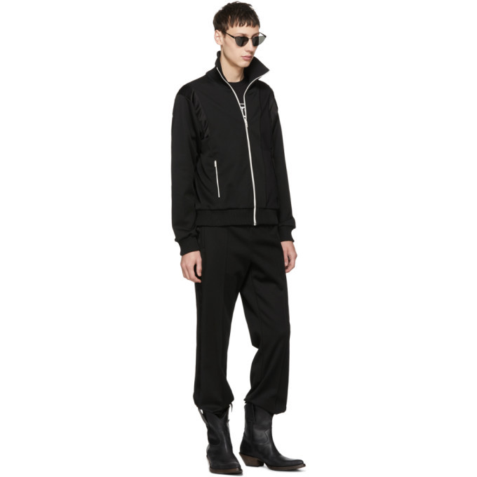 Maison Margiela Black Panelled Track Jacket