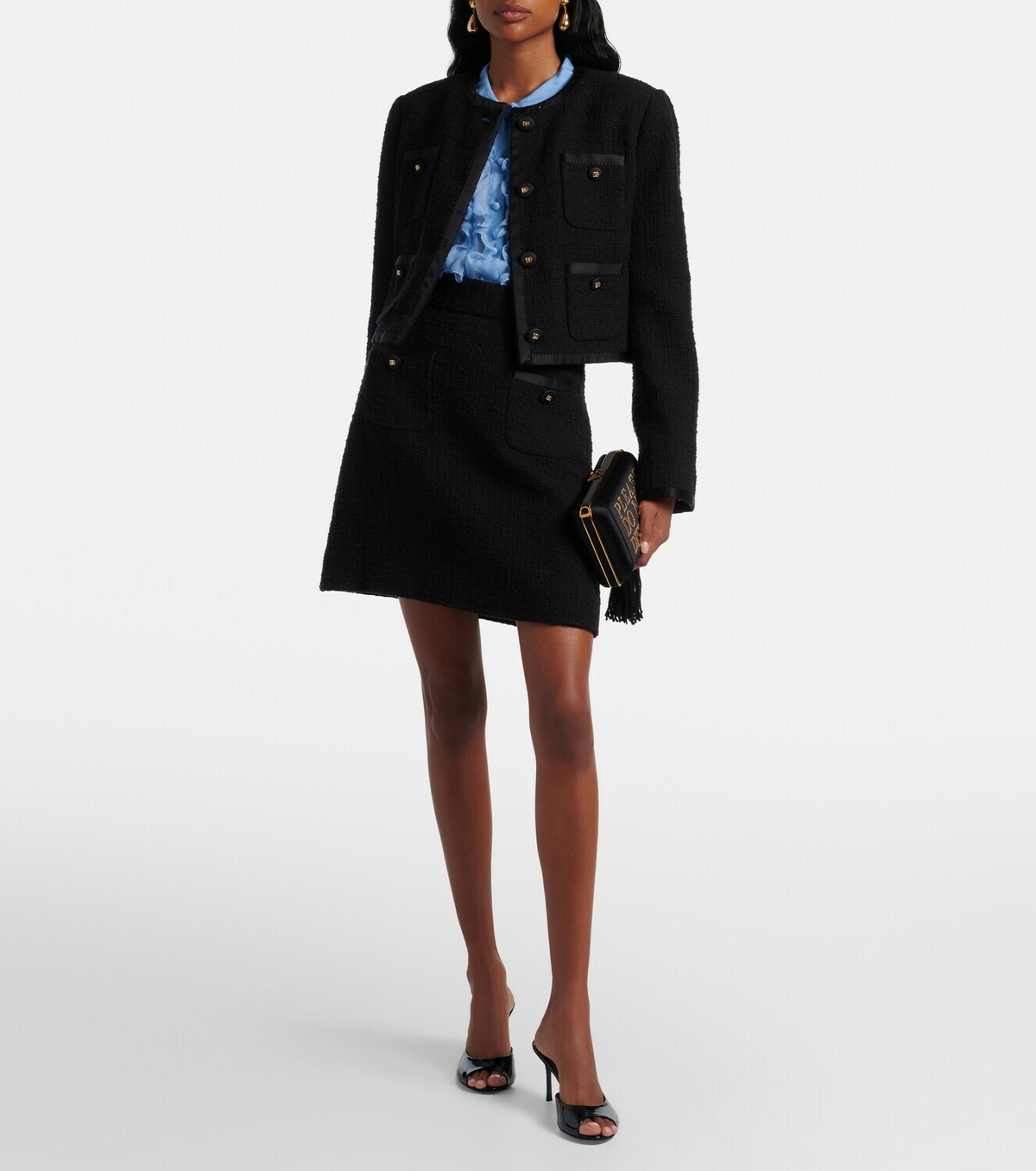 Dolce&Gabbana Keira patent leather mules