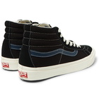 Vans - OG SK8-Hi LX Leather-Trimmed Canvas and Suede High-Top Sneakers - Black