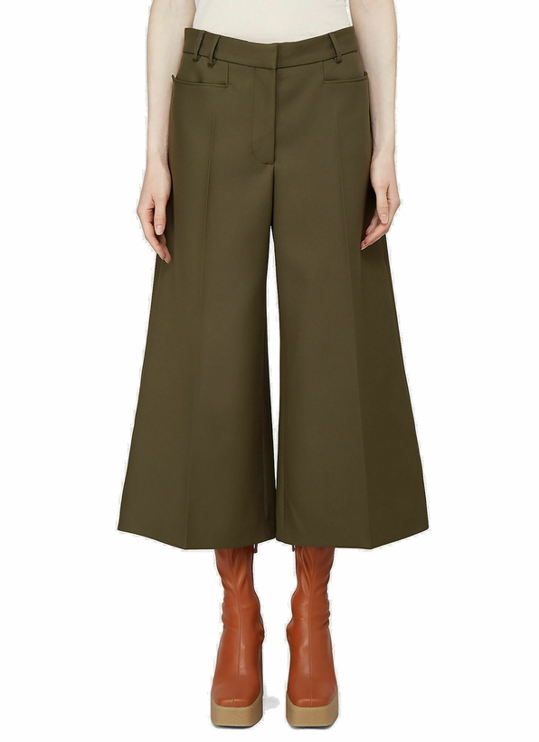 Photo: Charlotte Wide-Leg Pants in Green