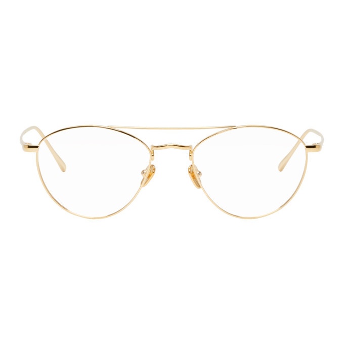 Photo: Linda Farrow Luxe Gold 876 C8 Glasses