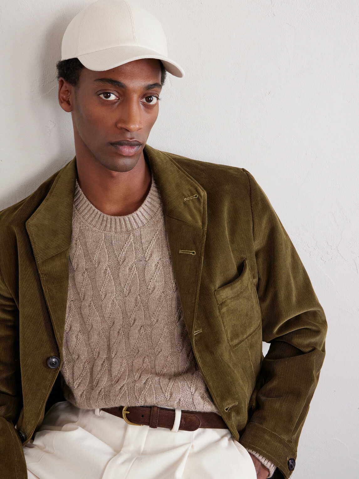 Purdey - Logo-Embroidered Cotton-Corduroy Baseball Cap - Neutrals