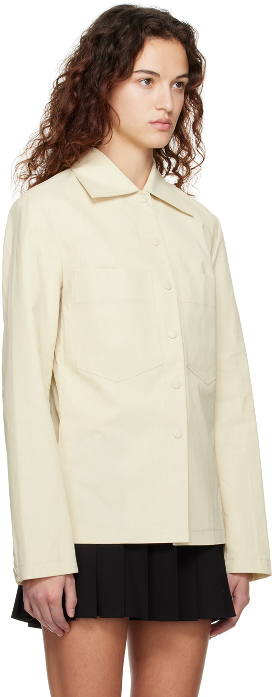 LOW CLASSIC Beige Pocket Jacket