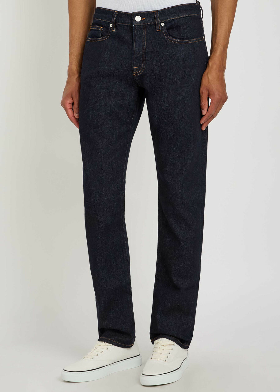 Frame L'homme Slim-leg Jeans Dark Blue