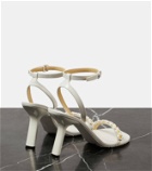 Loewe Paula's Ibiza Petal Daisy floral-appliqué leather sandals
