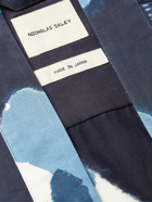 Nicholas Daley - Printed Satin Jacket - Blue