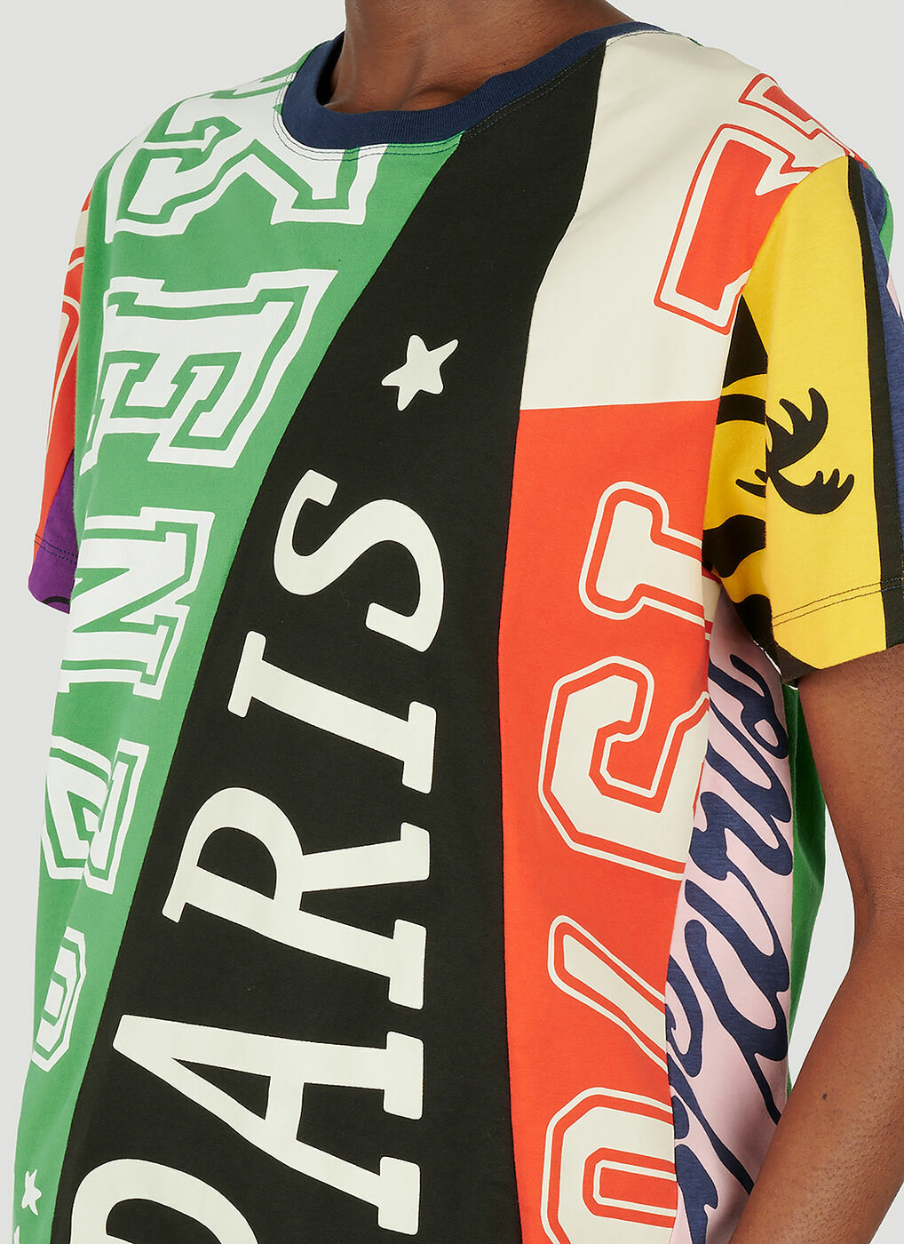 Nautical Kenzo Flags Oversized Tee Lサイズ Kenzo Star Tiger Men's Oversized T-Shirt Black FE65TS2964SI