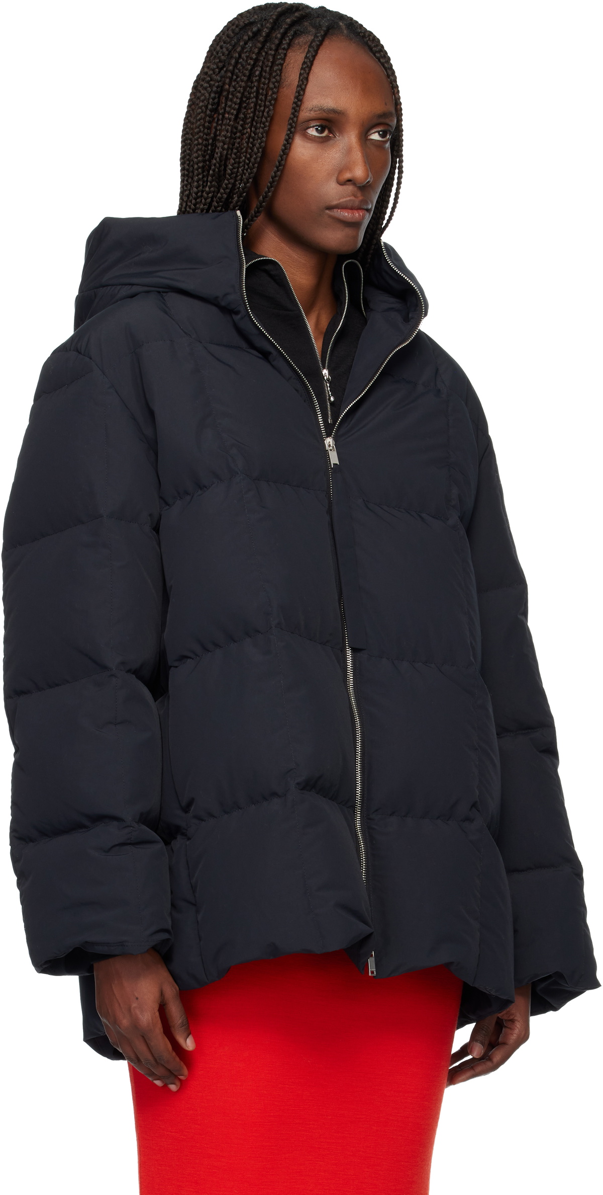 Jil Sander Black Quilted Down Jacket Jil Sander