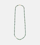 Toteme Inifinity beaded necklace with jade