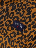 Noah - Straight-Leg Mid-Length Leopard-Print Swim Shorts - Brown