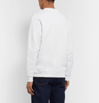 Loewe - Slim-Fit Logo-Embroidered Loopback Cotton-Jersey Sweatshirt - White