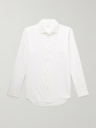 Loro Piana - André Cotton-Flannel Shirt - White