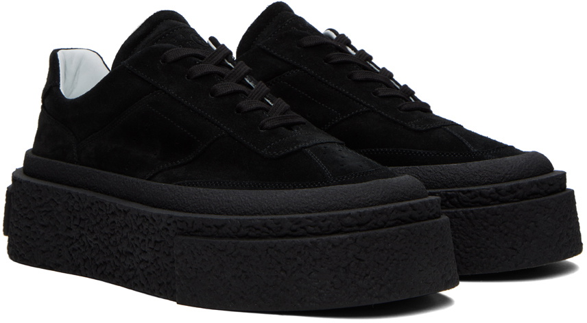 MM6 Maison Margiela Black Platform Sneakers MM6 Maison Margiela