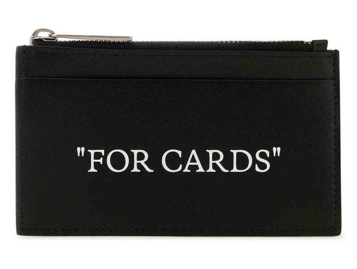 Photo: Off-White Zip-up 4-slot Cardholder