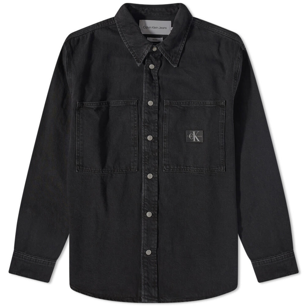 Calvin Klein Jeans Contrast Pocket Denim Shirt, $102 | farfetch.com |  Lookastic