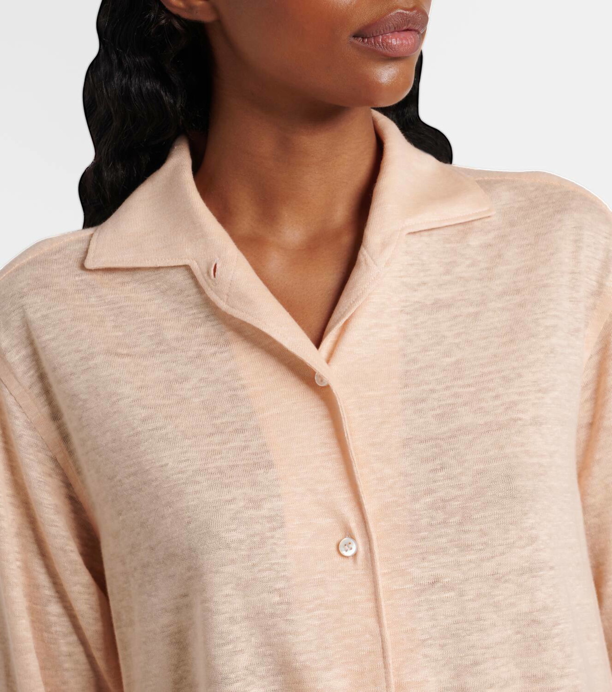 Loro Piana André linen jersey shirt