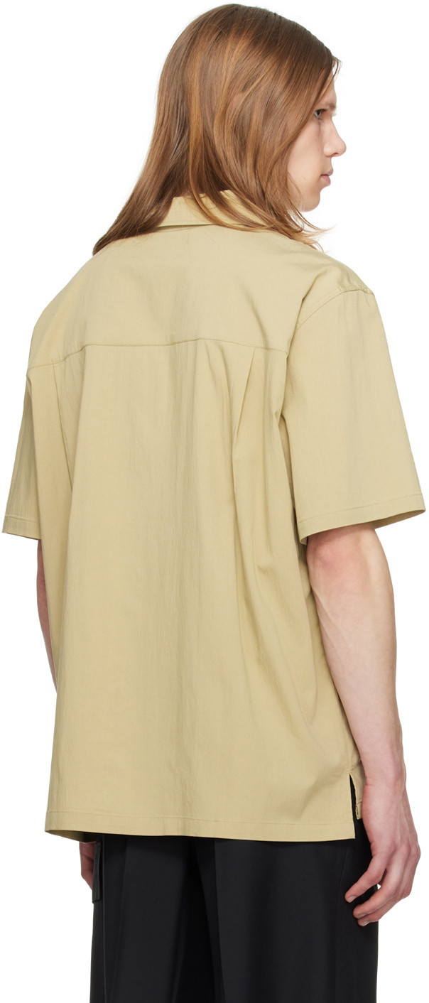 Dunst Khaki Open Collared Shirt
