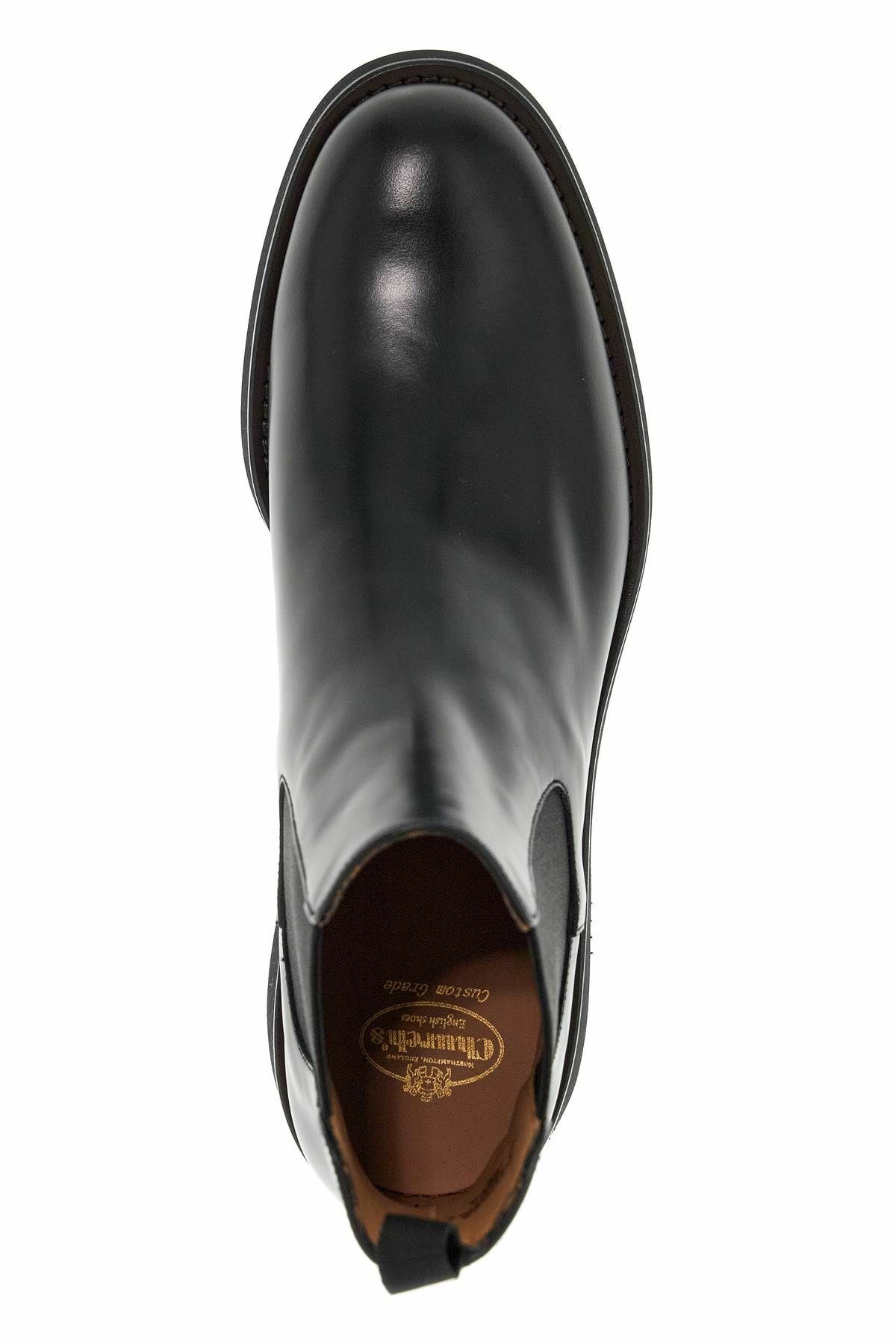 CHURCH'S monmouth chelsea leather brushed ankle boots Black