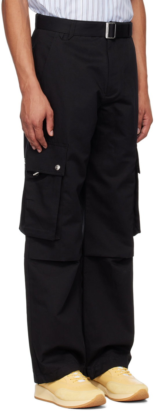 JACQUEMUS Black La Casa 'Le cargo' Cargo Pants Jacquemus