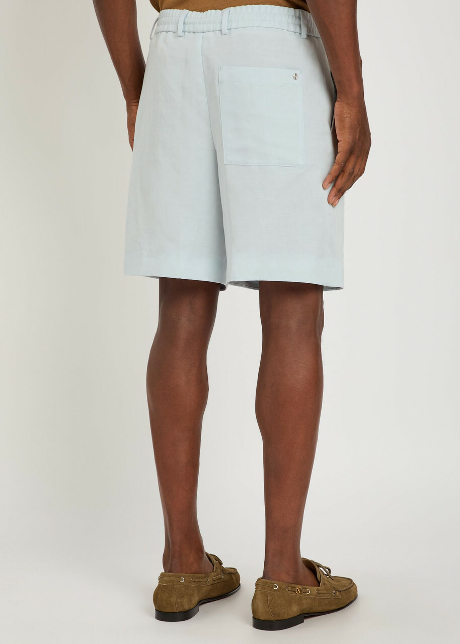 Boss Peter Woven Shorts Light Blue