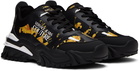 Versace Jeans Couture Black Trail Trek Sneakers