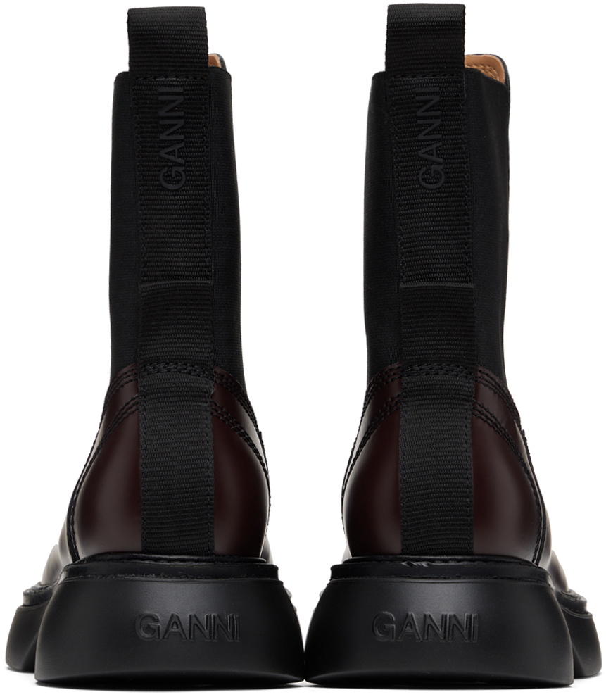 【GANNI】Everyday Mid Chelsea Boots ★送料関税込★追跡可能★ Black/Black Black Everyday Mid Chelsea Boots | GANNI US