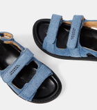 Isabel Marant Madee denim platform sandals