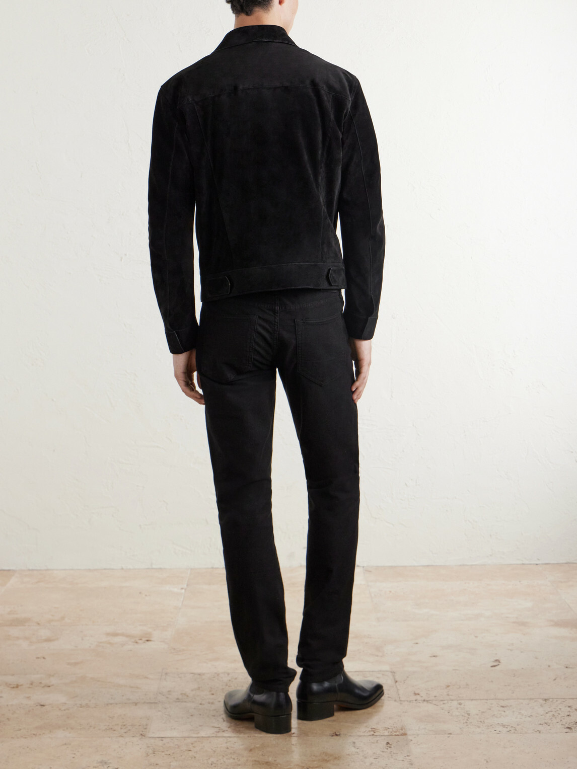 TOM FORD - Slim-Fit Suede Jacket - Black