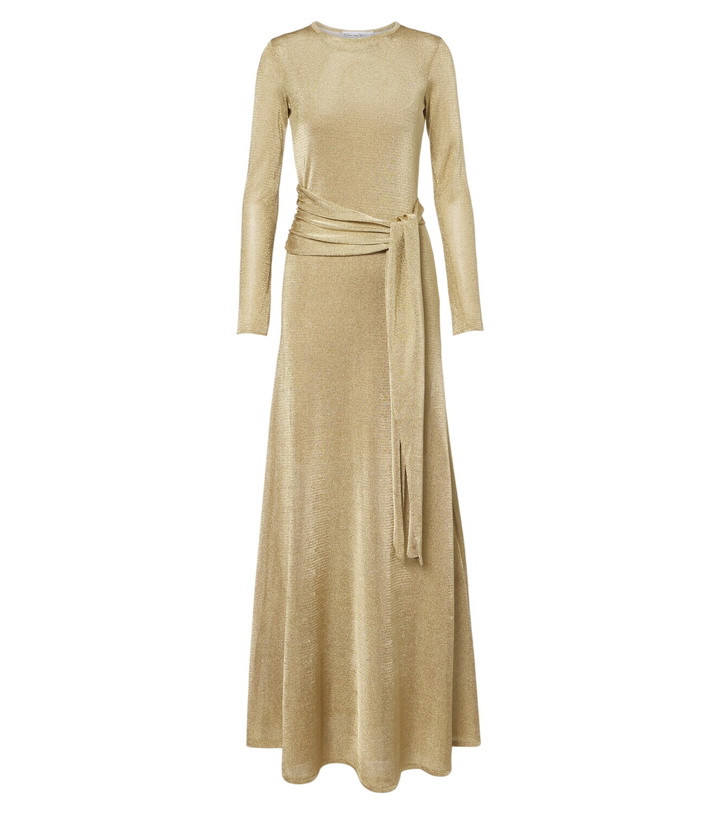 Photo: Oscar de la Renta Semi-sheer knitted gown
