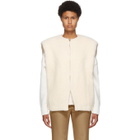 Isabel Marant White Alpaca and Wool Gwendia Vest
