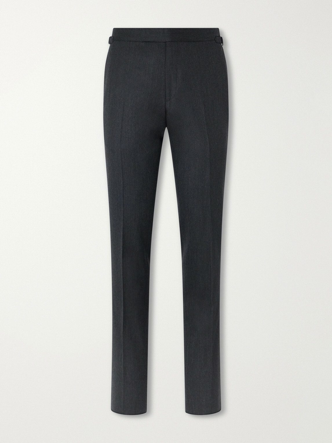 TOM FORD - Shelton Straight-Leg Wool-Twill Suit Trousers - Gray