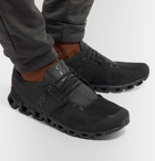On - Cloud Mesh Slip-On Running Sneakers - Black