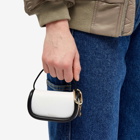 JW Anderson Women's Mini Bumper Bag in White/Black