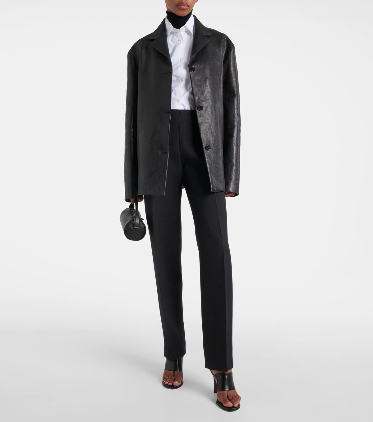 The Row Signum leather mules The Row