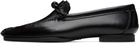HEREU Black Aresta Pointy Loafers