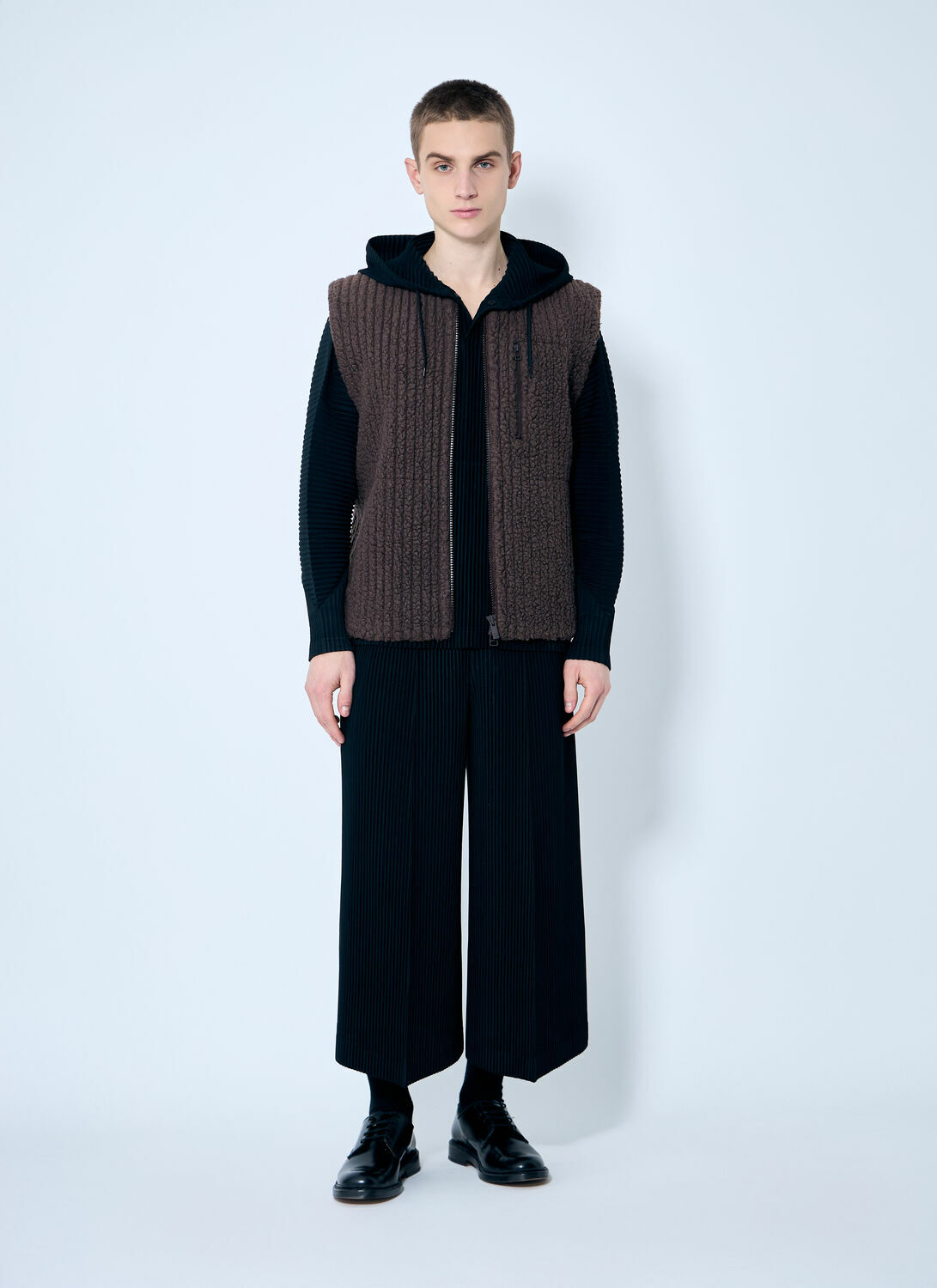 Homme Plissé Issey Miyake Fleece Rib Gilet