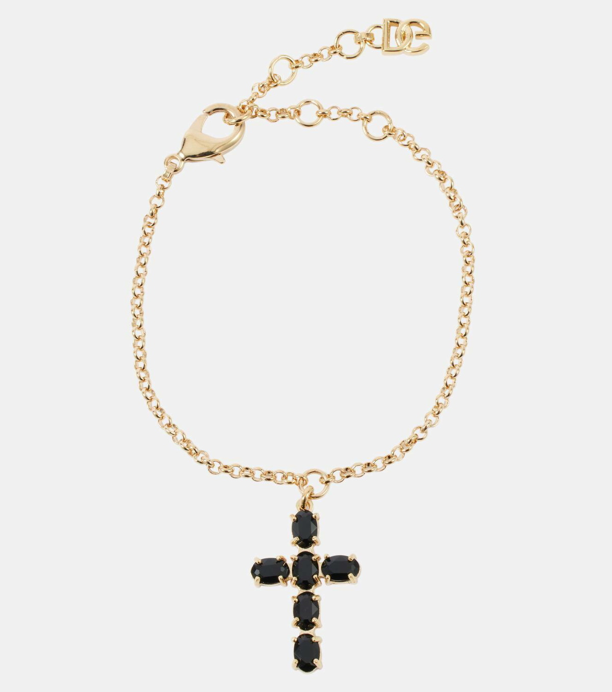 Dolce&Gabbana Cross crystal-embellished bracelet