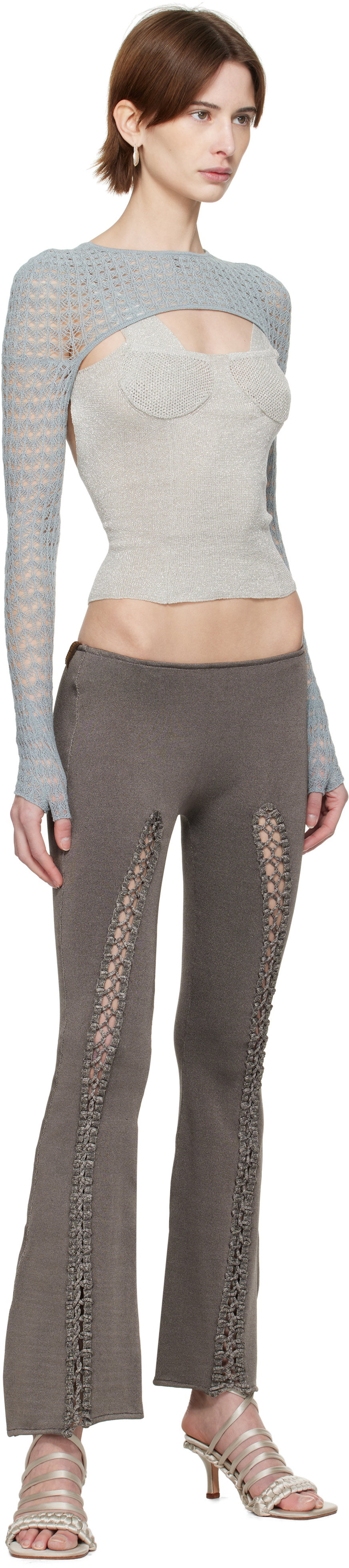 Isa Boulder Blue Crewneck Sleeves