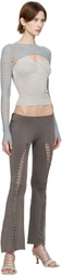 Isa Boulder Blue Crewneck Sleeves